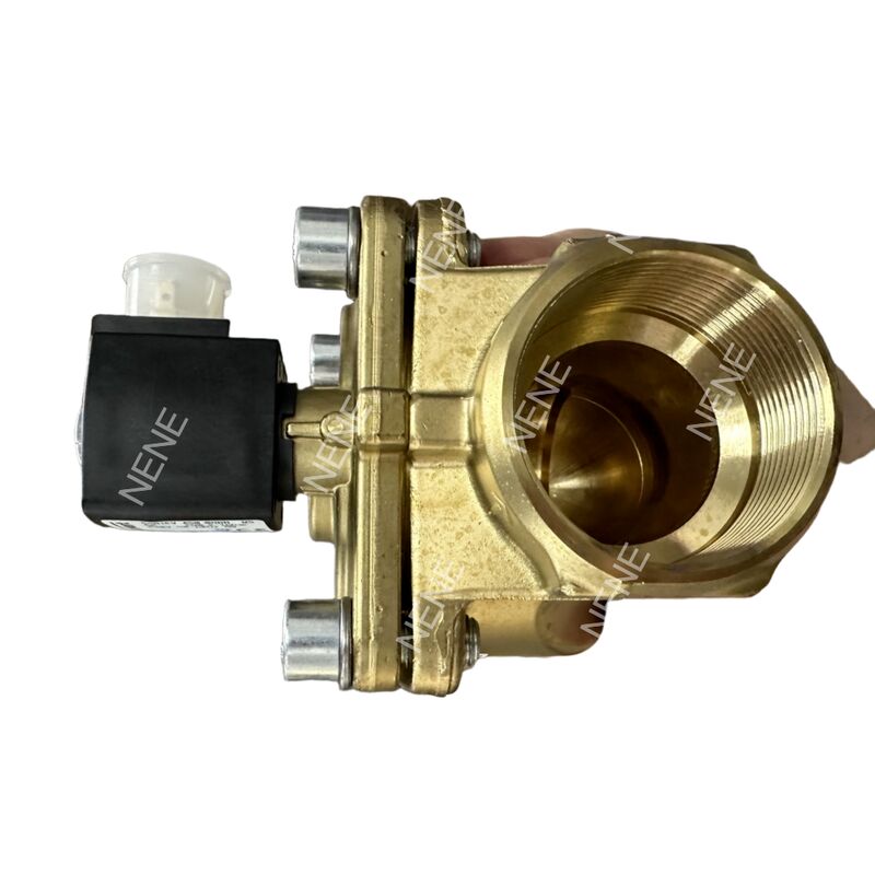 BURKERT Electromagnetic Valve 00221960 Type 6281 G1 2/2 Normally Closed with Manual Override 25.0 Orifice NBR Seal Brass Body DC24V 8W