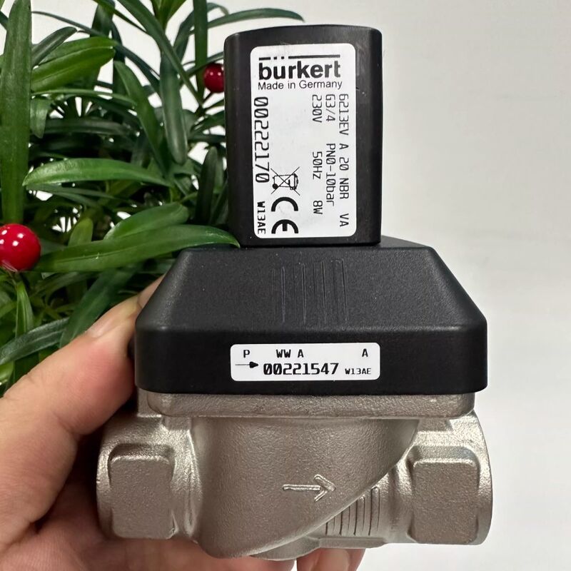 BurkeRT 6213EV 00222168 00222169 00222170 Συνήθως κλειστή σόλενοειδής βαλβίδα Σόλενοειδής βαλβίδα από ανοξείδωτο χάλυβα Πνευματική βαλβίδα ελέγχου