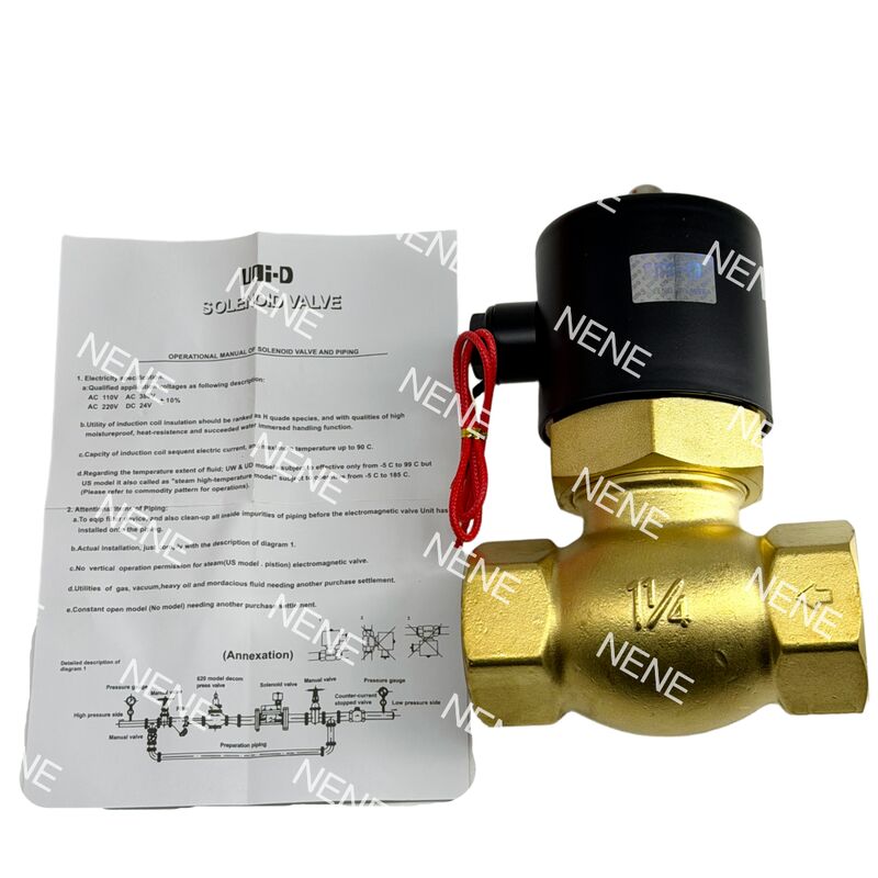 US-35 UNID NC Πνευματική σωλήνα βαλβίδας ηλεκτροσόκ μεγέθους 1 1/4 "