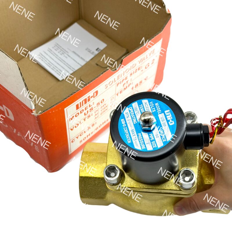 US-50 UNID Πνευματική βαλβίδα ηλεκτροσόκ λαμβράνι 2 "ORIFICE 50 mm 2 ίντσες -5 °C ~ 185 °C