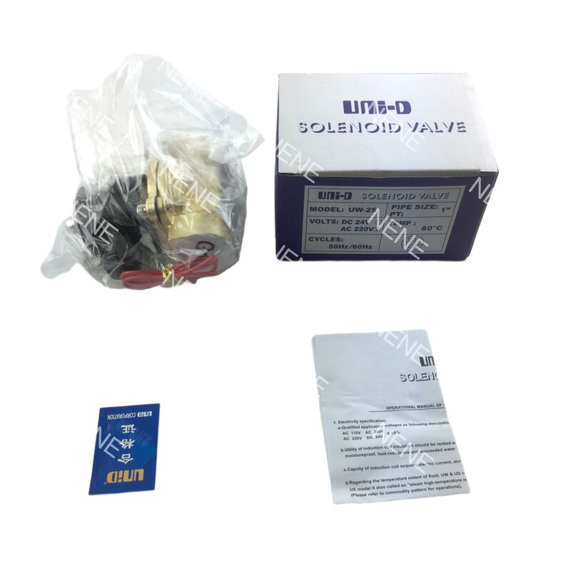 1/2 ιντσών UNID UW-15 Πνευματική Σολενοειδής Βαλβίδα DC24V AC220V AC110V 1/2 "