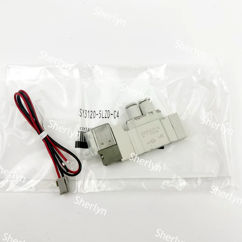 M5 Δορυφόρος Bistable Dual Coil Pilot Solenoid Valve SMC SY3220-6LZD-M5 DC12V για εξοπλισμό διανομής SMT ακριβείας