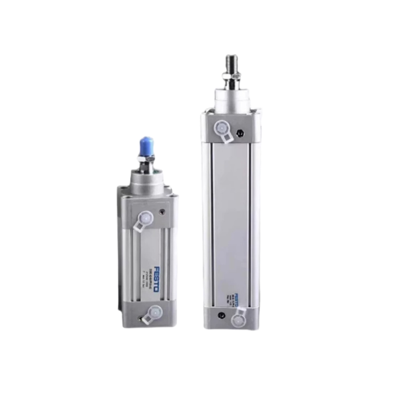 160mm Extended Stroke FESTO DNC32-160-PPV-A 163311 Διπλό ενεργό πνευματικό κύλινδρο 32mm με διμερή ανεξάρτητα ρυθμιζόμενο μαξιλάρι PPV
