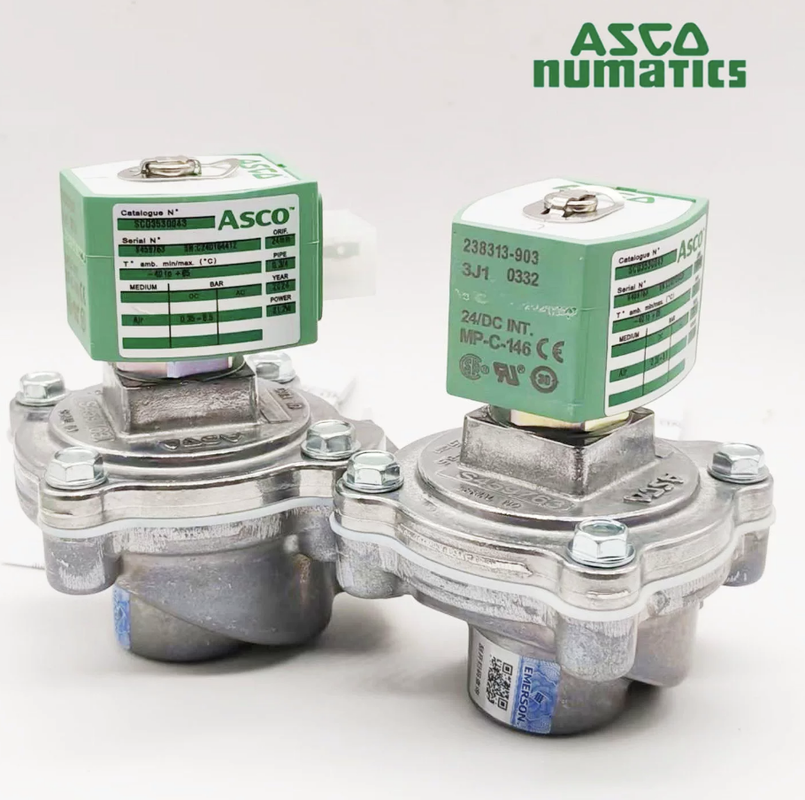 Heavy Duty SCG353G043 ASCO Solenoid Pulse Valve Wide Pressure 0,35-8,5 Bar 3/4" Σώμα αλουμινίου