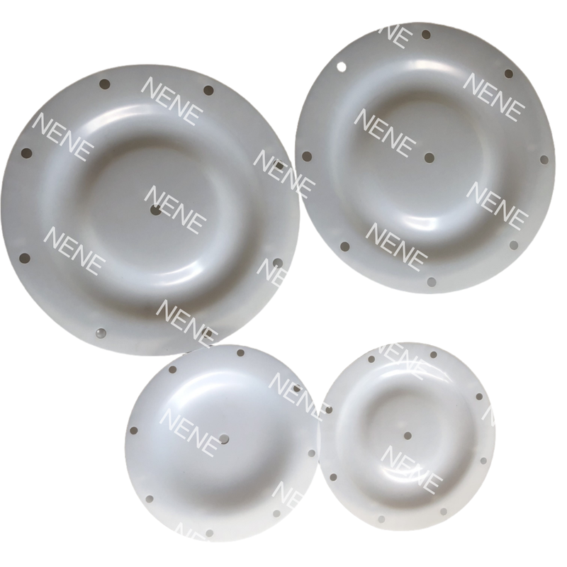Διάφραγμα QBY80 QBY100 Εξωτερική διάμετρος 450MM 8 οπές Λευκή μεμβράνη μεγάλης ροής για αντλία διαβρωτικών υγρών