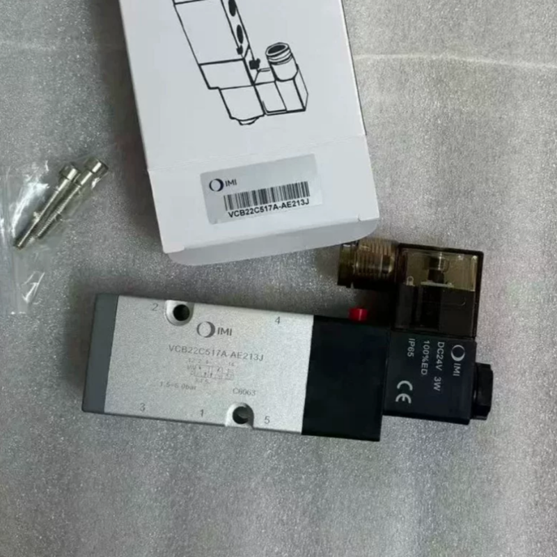 G1/4 24VDC Norgren VCB22C517A-AE219J Πνευματική Ηλεκτροβαλβίδα για Ενεργοποίηση Κυλίνδρου Γραμμής Παραγωγής