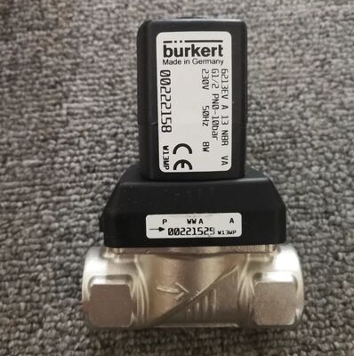 Burkert 6213EV G1/2 Σολενοειδής βαλβίδα 00222156 00222157 00222158 Δυοδιάδρομη βαλβίδα νερού