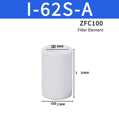 SMC ZFC100 Φίλτρο κενού Ανταλλακτικό Στοιχείο Χαμηλής Διαφορικής Πίεσης Συμβατό με Αέρα Άζωτο Μέσο για Αυτοματισμό Αντλία κενού Συντήρηση Πνευματικών