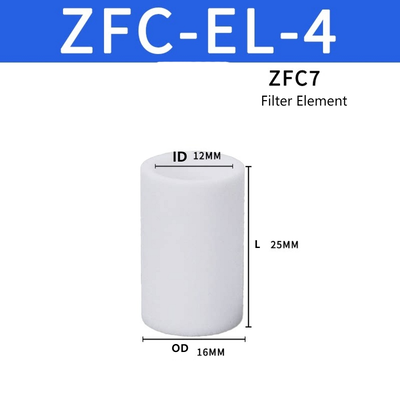 SMC ZFC‑EL‑4 Ανταλλακτική Κασέτα Φίλτρου Κενού Συμμόρφωση RoHS Συντηρημένο Πλαστικό Υλικό Σχεδιασμένο για Συνεχή Λειτουργία ZFC7 Σειρά Πνευματική Συναρμολόγηση Φίλτρου Αρνητικής Πίεσης